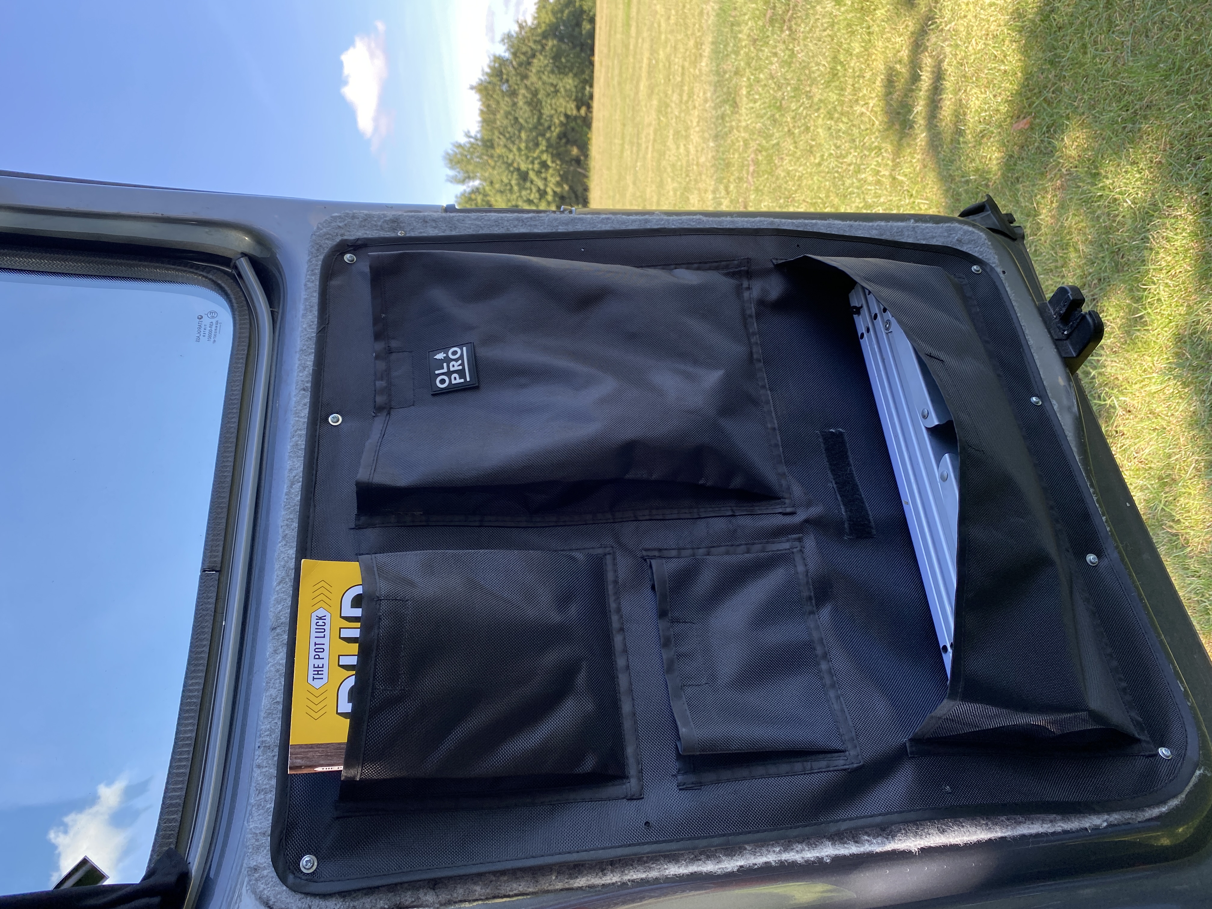 Image of OLPRO VW T5/T6 Rear Barn Door Storage Organisers OL6489