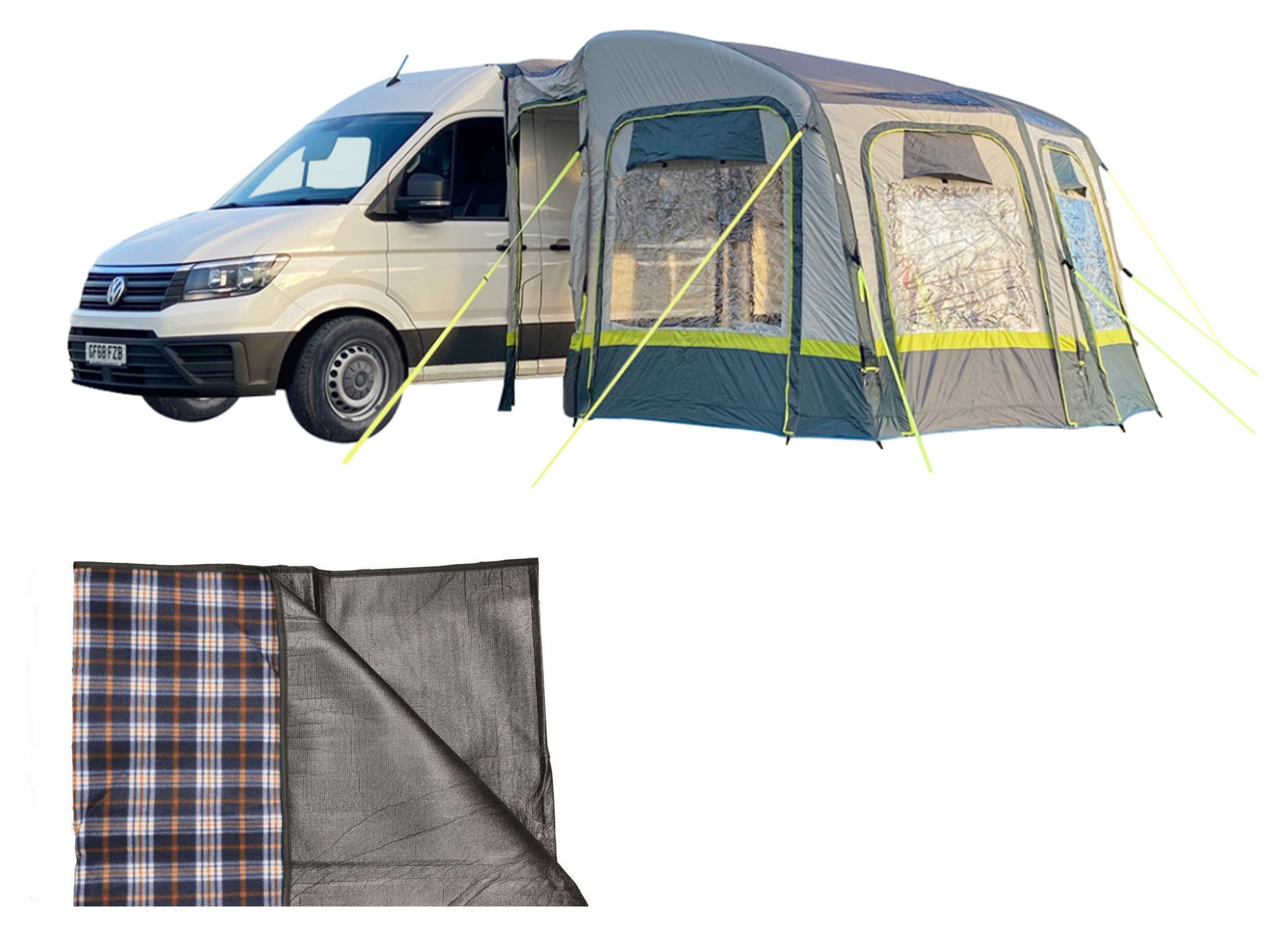 Image of OLPRO Lunar Campervan Awning OB130TC