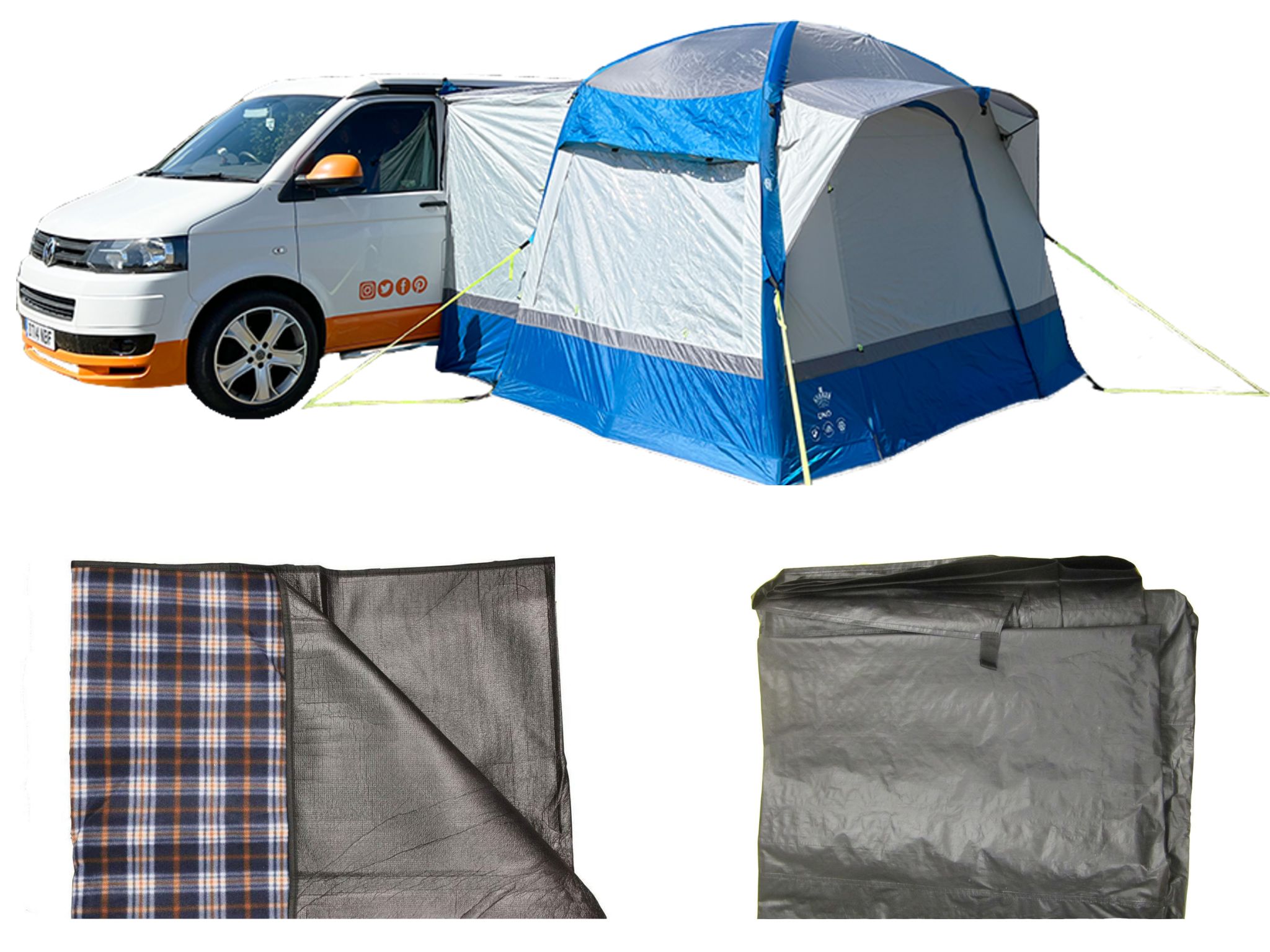 Uno Breeze(R) Inflatable Campervan Awning