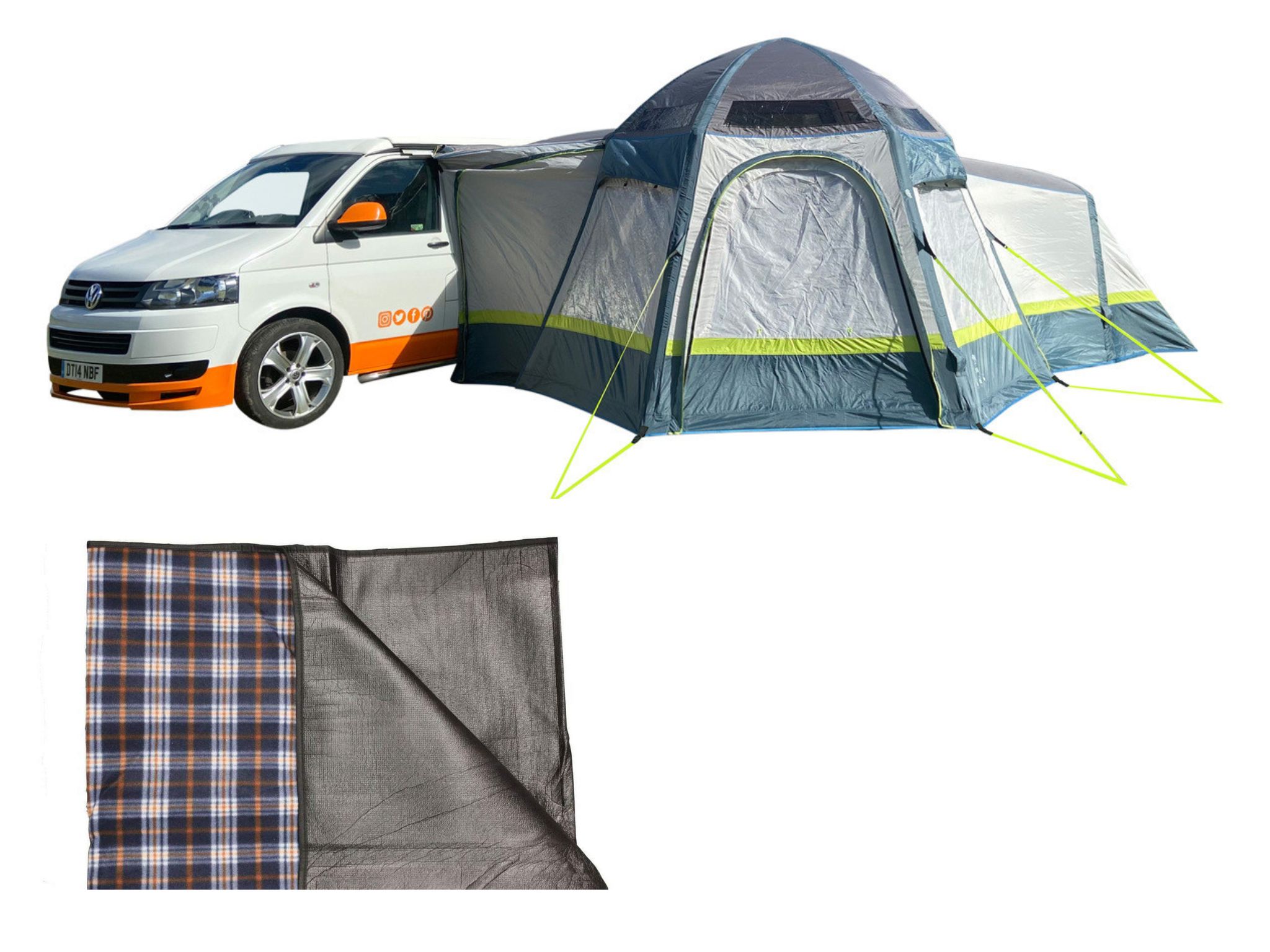 Hive Breeze(R) Campervan Awning With Sleeping Pod