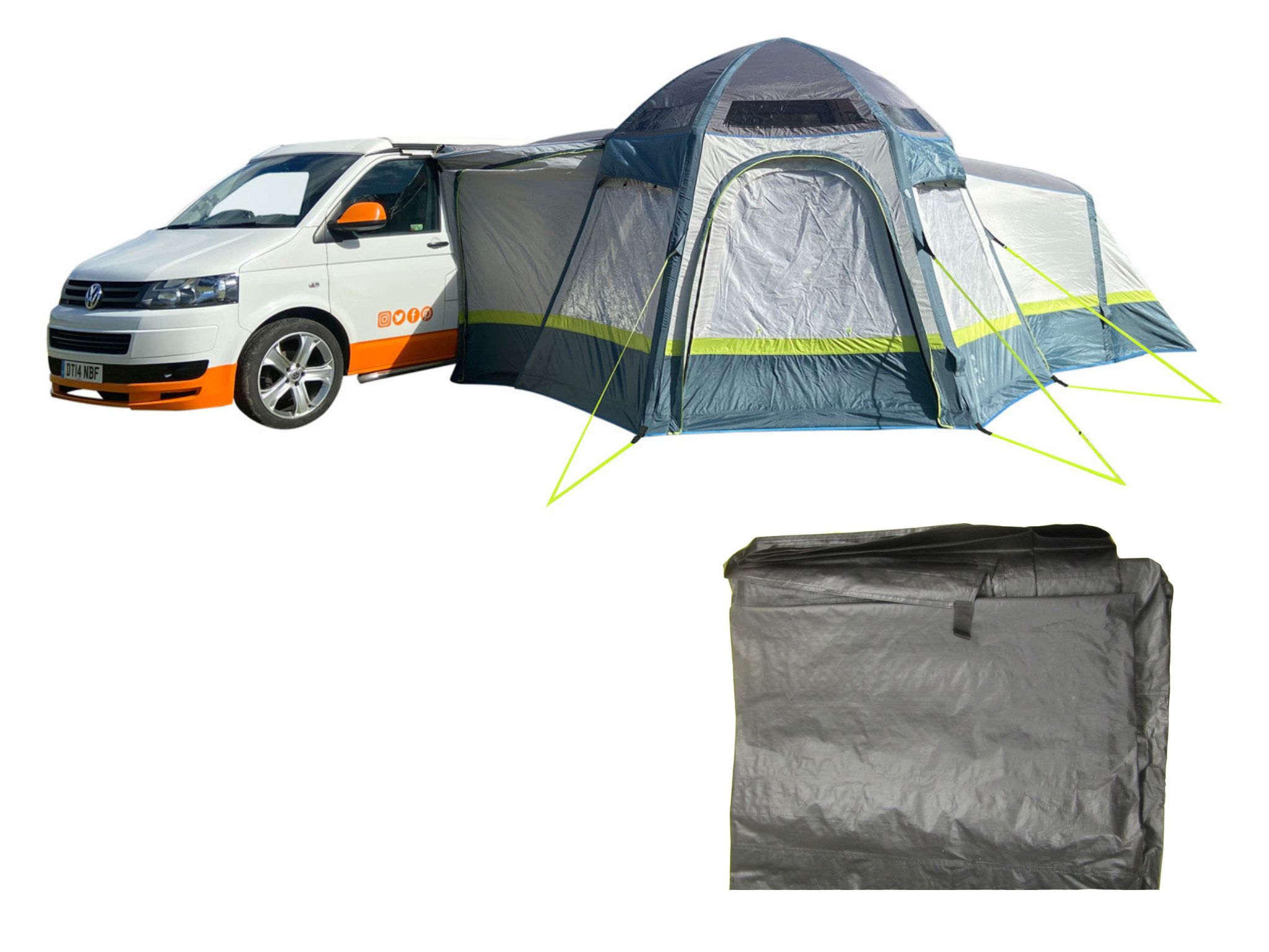 Hive Breeze(R) Campervan Awning With Sleeping Pod