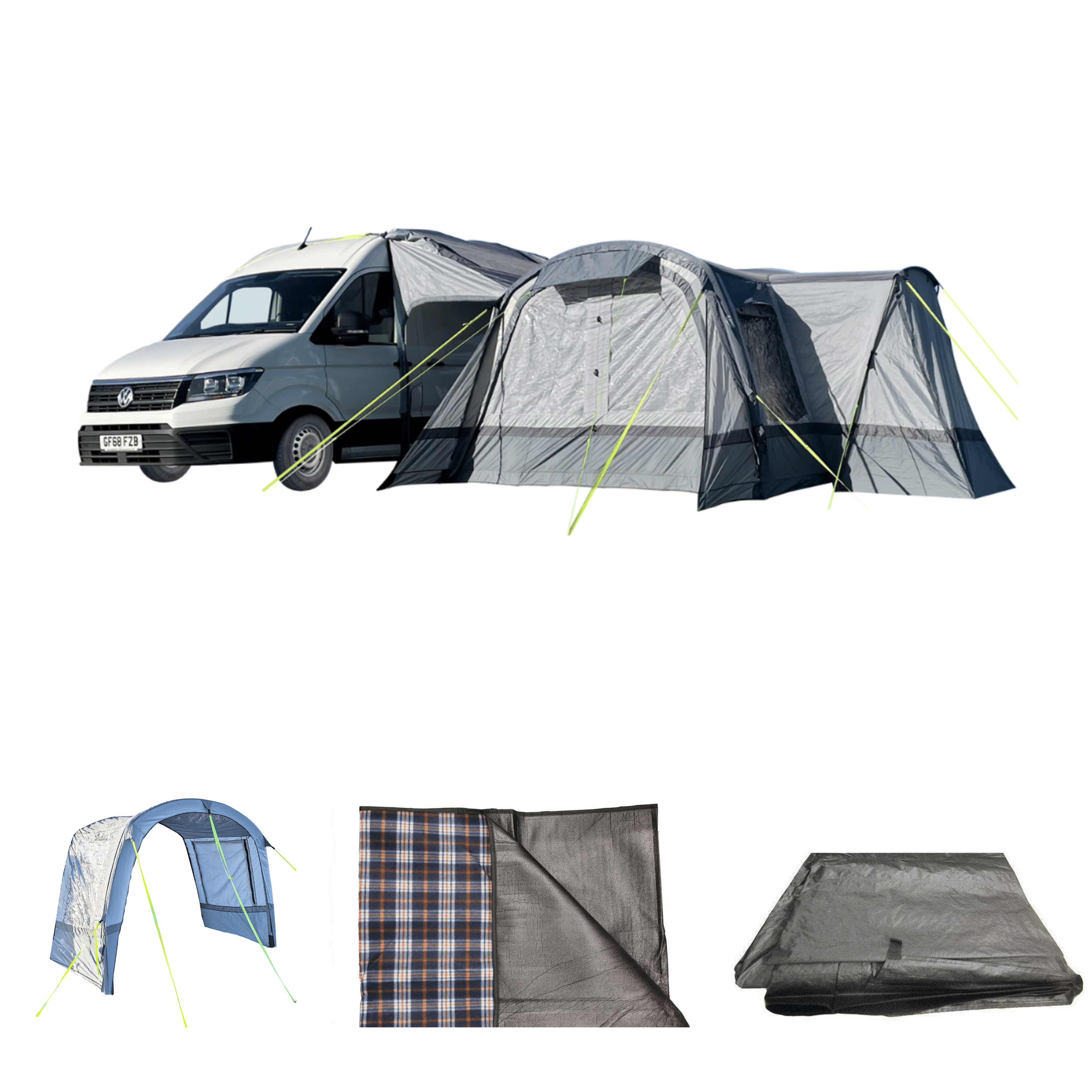 Cocoon Breeze(R) V2 Tall Tunnel Motorhome Awning (Grey)