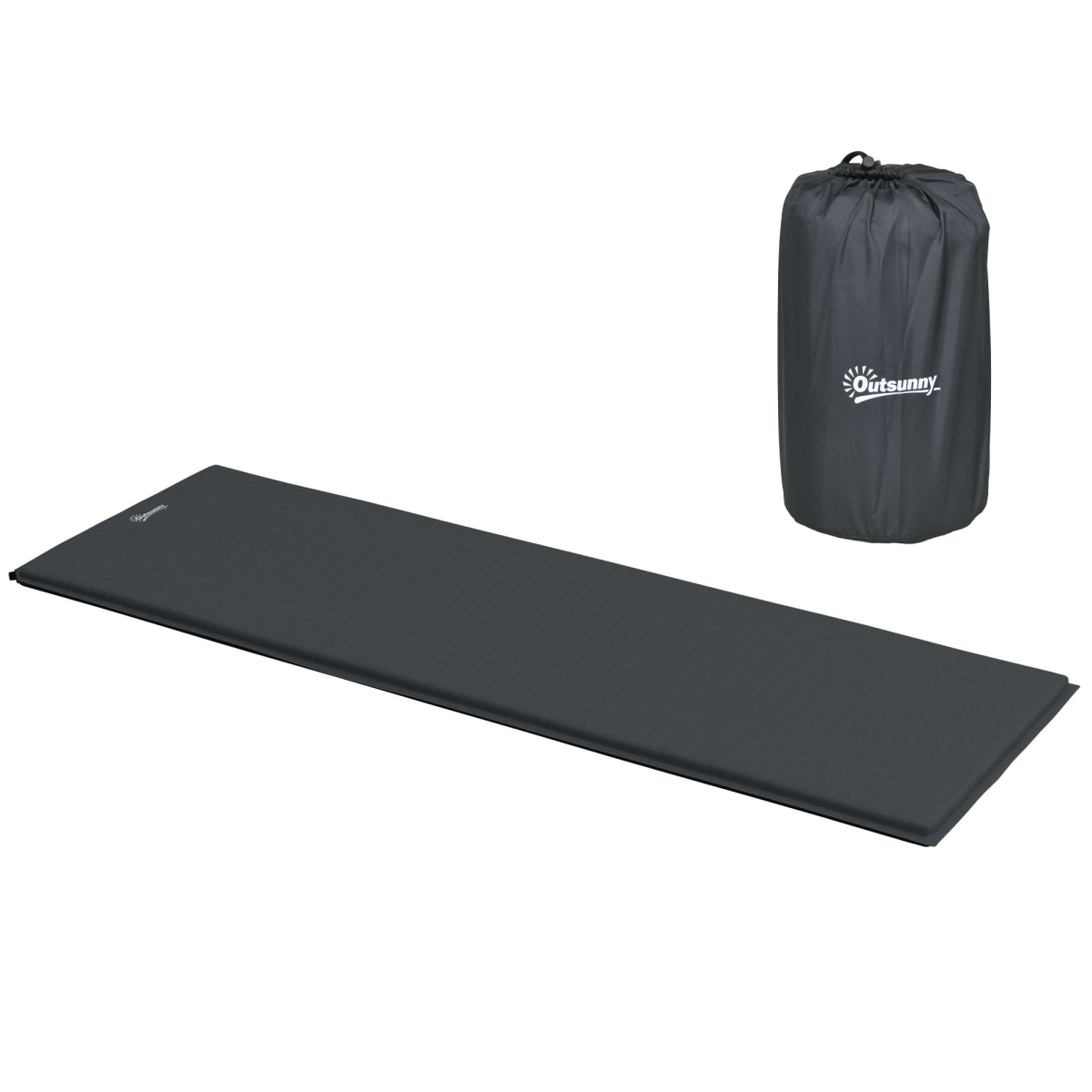 Self-Inflating Single Sleeping Pad with Carry Bag