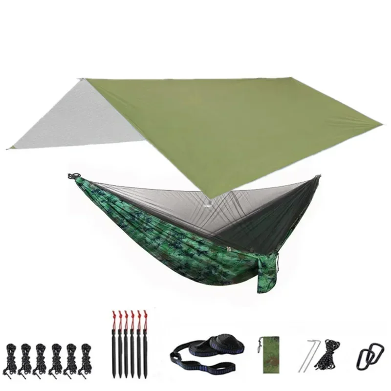 Portable Hammock with Canopy & Bug Net