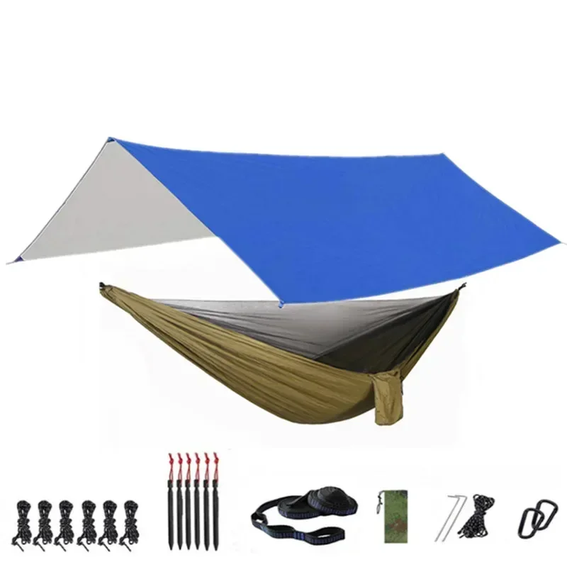 Portable Hammock with Canopy & Bug Net