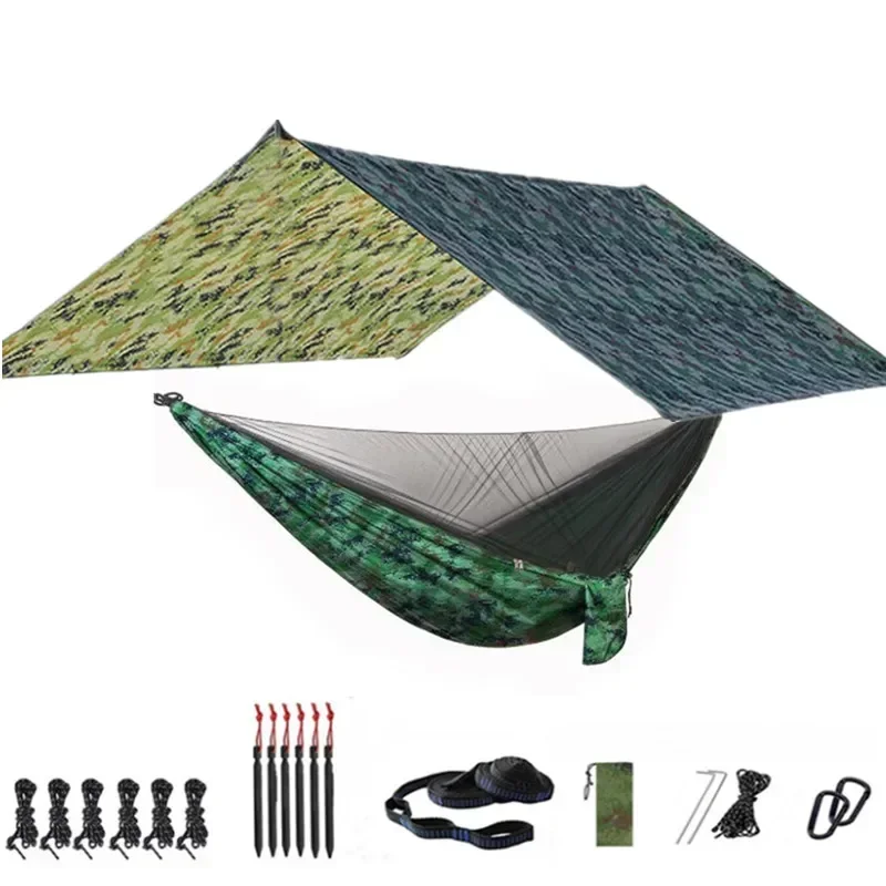 Portable Hammock with Canopy & Bug Net