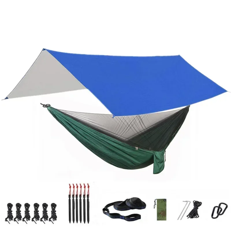Portable Hammock with Canopy & Bug Net