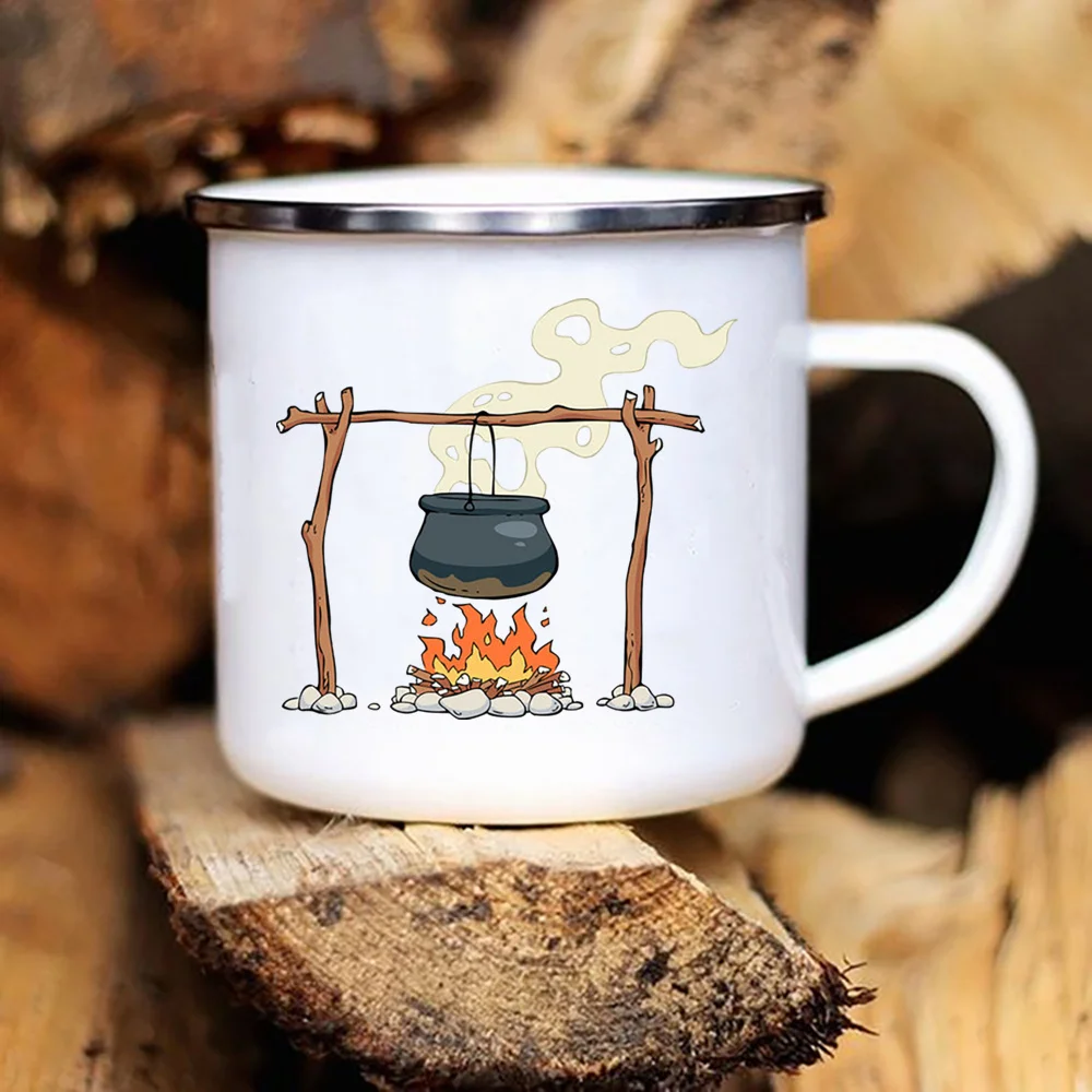 Adventure Camping Enamel Mug