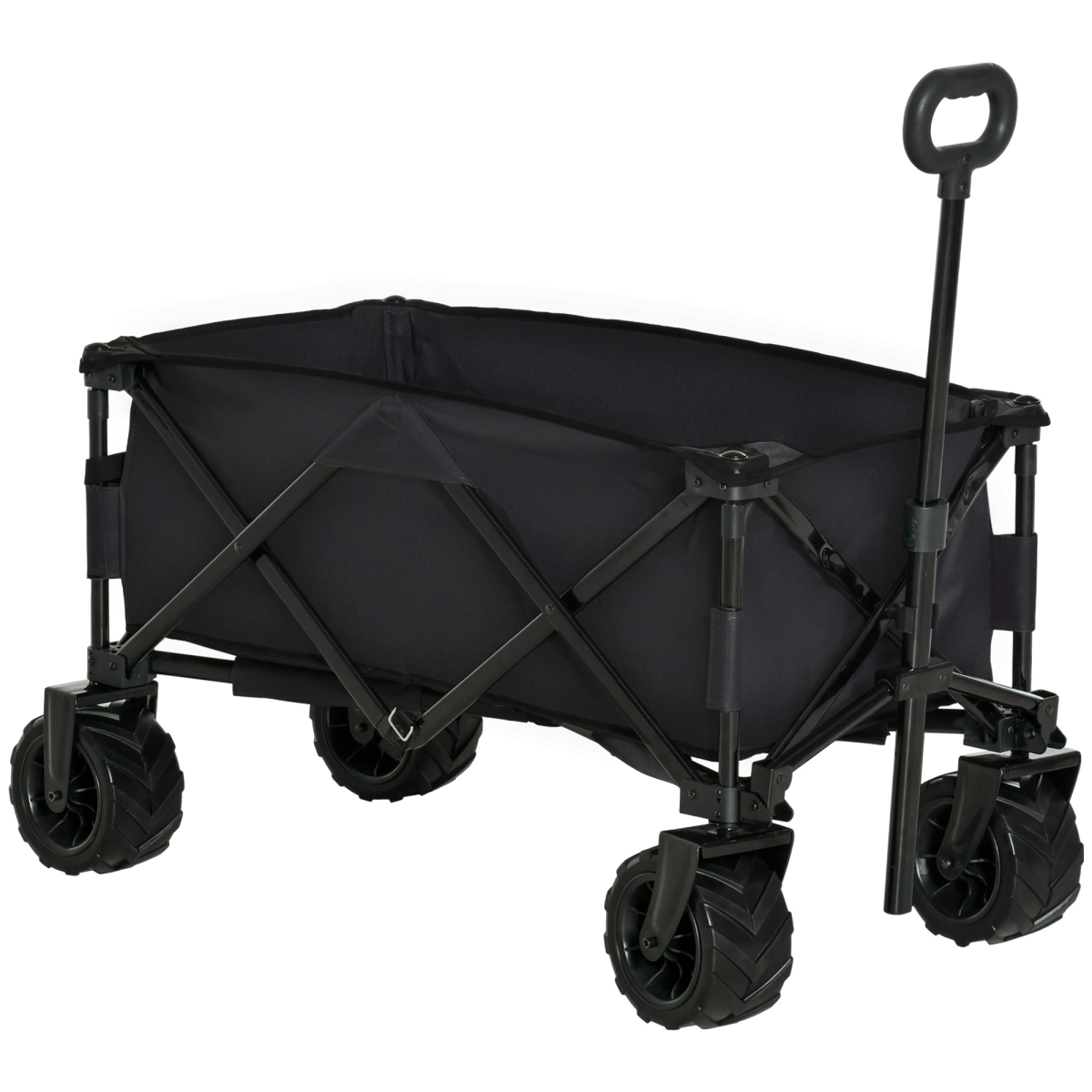 Outdoor Pull Along Trolley - Black