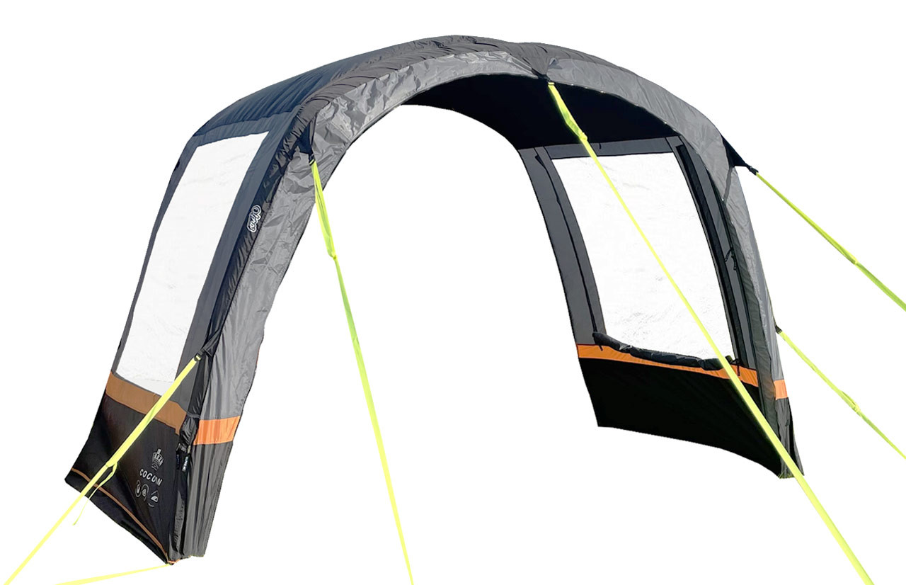 Cocoon Breeze(R) Campervan Awning Extension - Charcoal & Orange