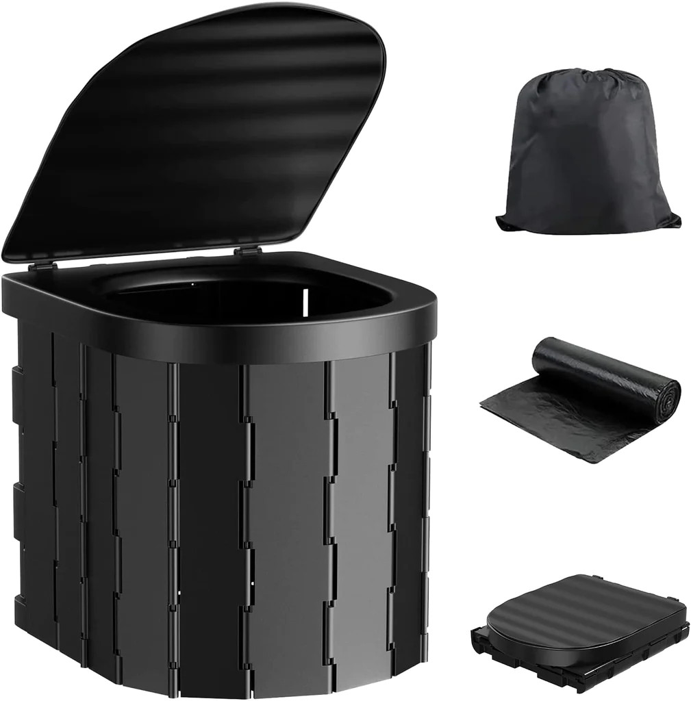 Folding Camping Toilet with Bag