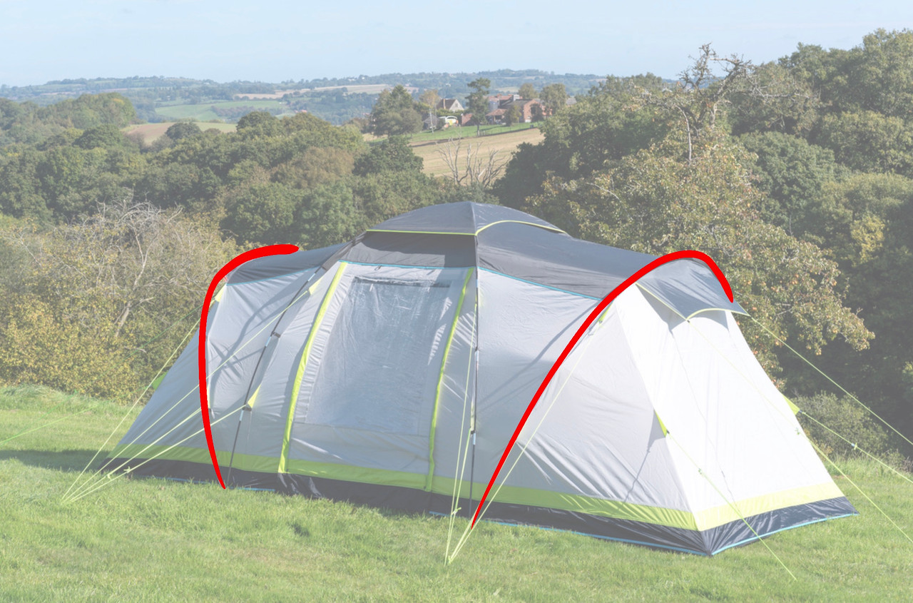 Red Tape Fibreglass Pole for Gemini/Stafford 4.0