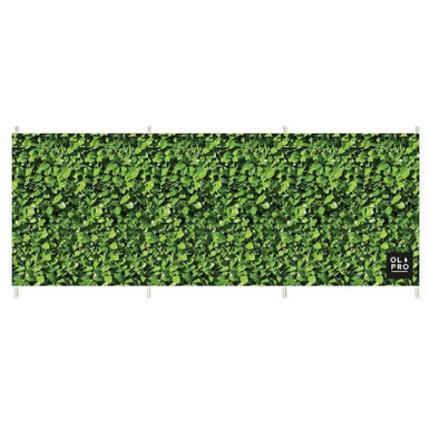 Laurel Hedge 4 Pole Compact Windbreak (Steel Poles)
