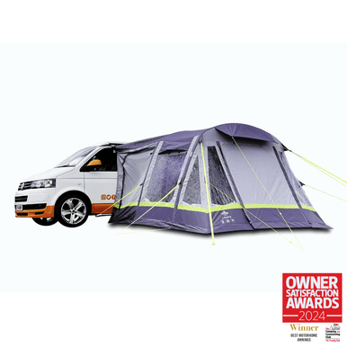 Loopo Breeze® Inflatable Campervan Awning - Lime & Grey