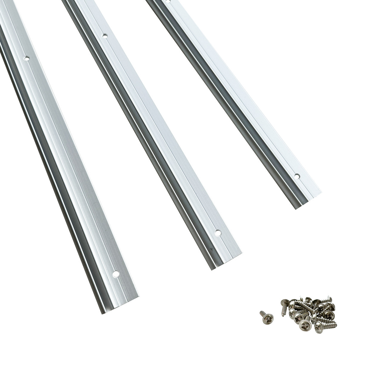 C Channel Awning Rail, 3 x 100cm Strips, Aluminium Driveaway Awning Tracking - OLPRO
