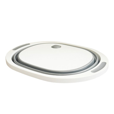 Collapsible Silicone Folding Bowl with Cutting Board