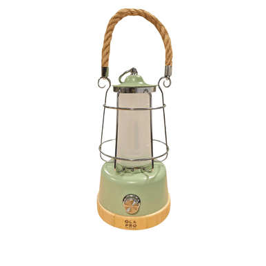 Retro Dimmable Lantern - Sage Green