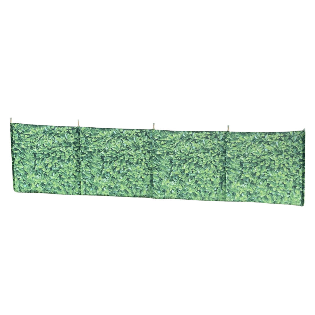 OLPRO Laurel Hedge Folding Wooden windbreak 5 pole