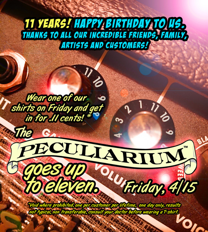 11 years in the Peculiar busiess this Friday 4/15