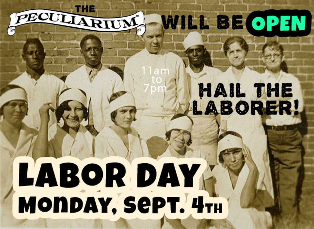 Open, Monday September 4th for Labor Day