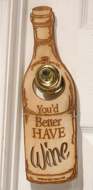 Door Hanger Wine Door Hanger Wine