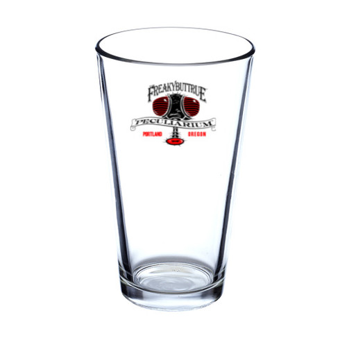 Pint glass beer glass logo peculiarium cup Pint glass beer glass logo peculiarium cup