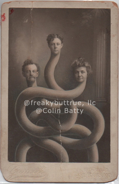 Snake People Print by Colin Batty