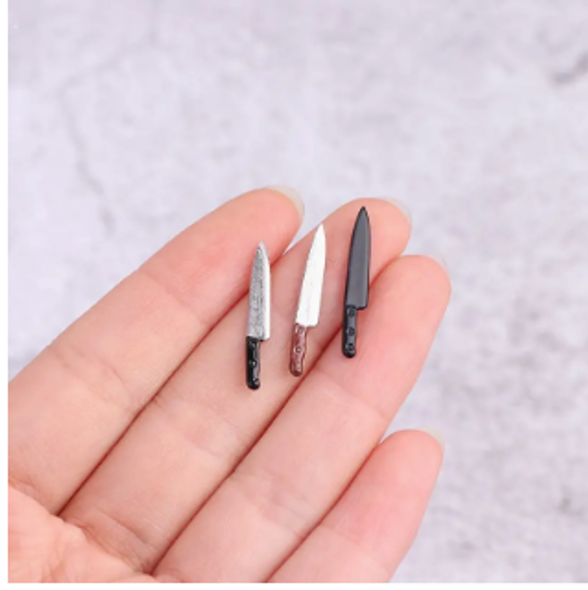 Miniature Metal Kitchen Knife