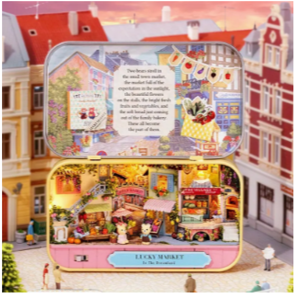 Miniature Tin Box Kit - Lucky Bazaar