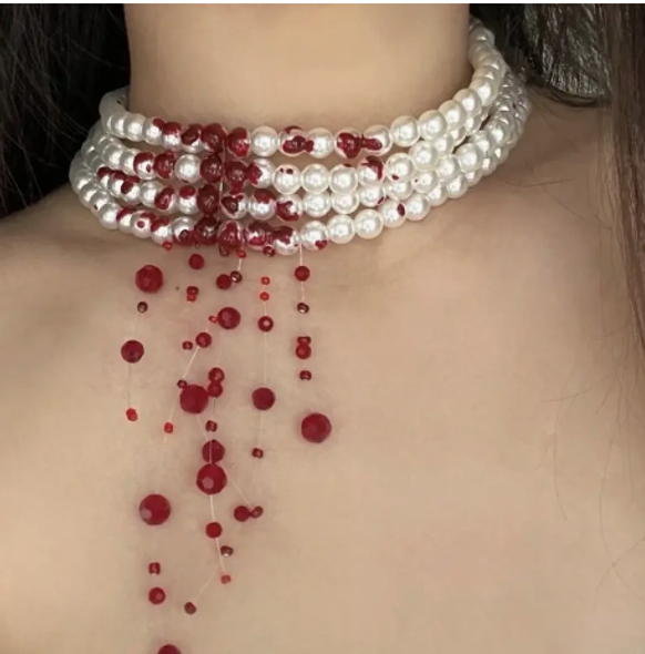 Pearl Necklace Bloody