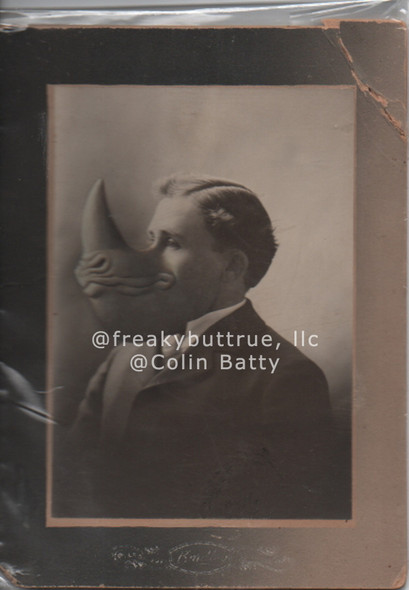 Original Cabinet Card - CC023 Rhino Man