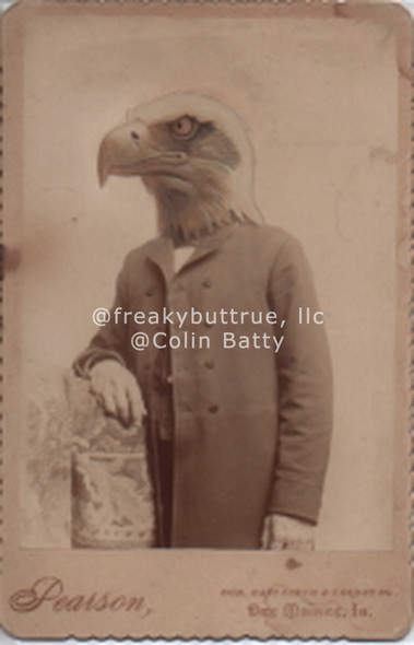 Original Cabinet Card - CC099 Eagle Man