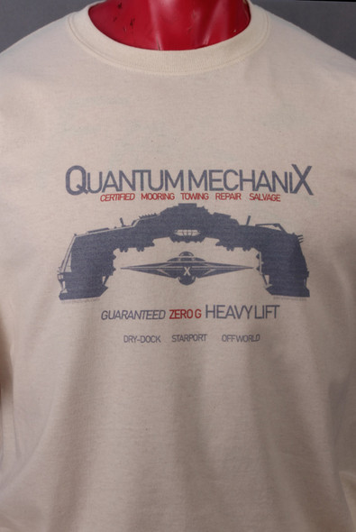 100% Cotton, brand new Gildan SoftStyle shirts. An official Peculiarium shirt to prove you know your way around heavy space equipment with this shirt.