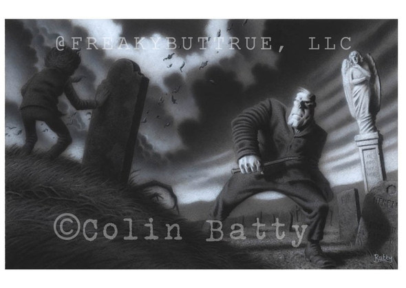 Colin Batty has contributed to Freakybuttrue and the Peculiarium for many years and graces this site with his amazing work.