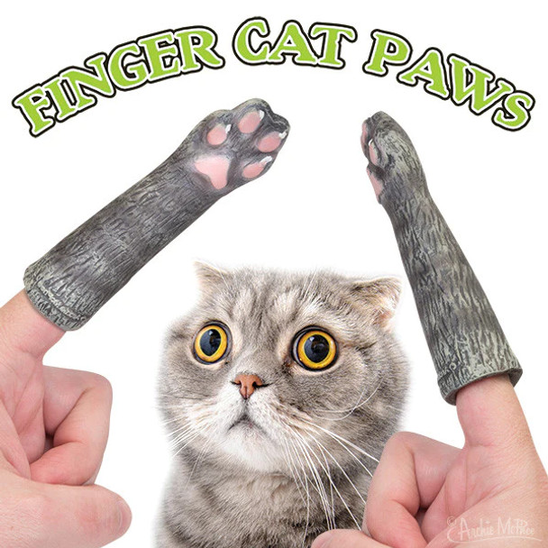 Cat paw finger puppets!