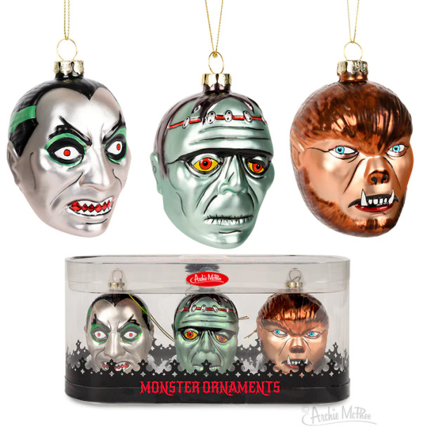Council of Monsters Ornaments - Set of 3