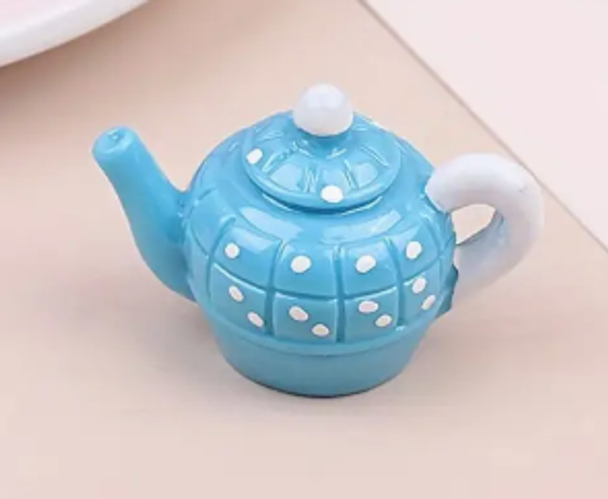 Light Blue Teapot Resin