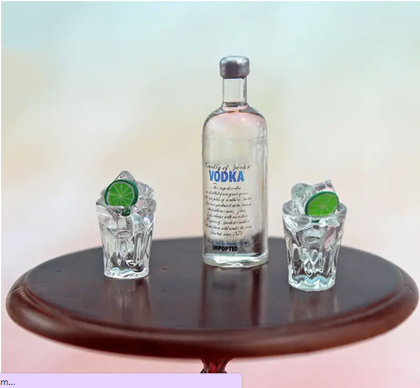 Miniature Vodka Set