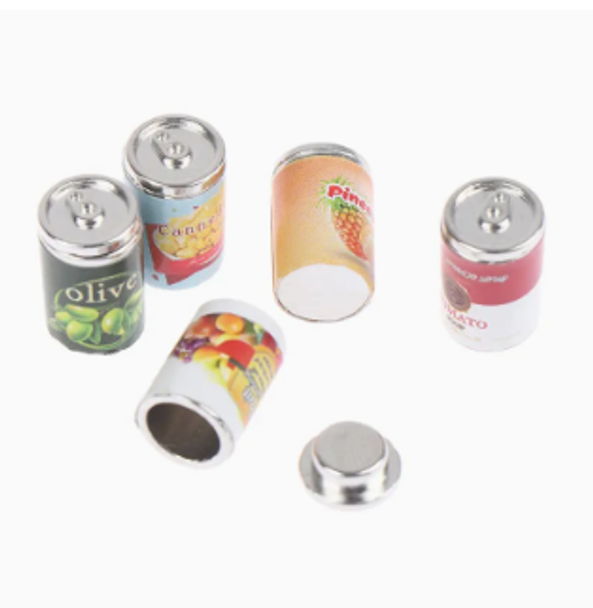 Miniature Fruit Can with Lid