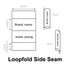 Loopfold side seam