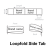 Loopfold side tab