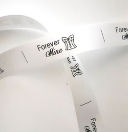 Iron-on garment labels Iron-on garment labels