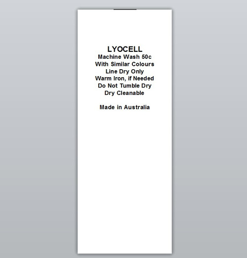 Lyocell Clothing Labels by Ted + Toot labels