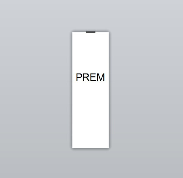 Size PREM Clothing Labels by Ted + Toot labels