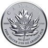 2017 FINE SILVER FRACTIONAL SET MAPLE LEAF TRIBUTE