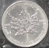 1oz. 1995 CANADIAN SILVER MAPLE LEAF COIN