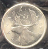 1964 CANADIAN 25-CENT ICCS MS-65 (HEAVY CAMEO)