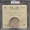 1955 CIRCULATION 25-CENT COIN - PL-65