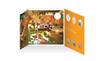2012 BIRTHDAY 6-COIN SET - SCARCE PENNY, QUARTER, LOONIE, & TOONIE