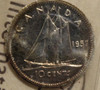 1957 CIRCULATION 10 CENT COIN - CAMEO - PL65